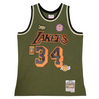 Jersey Los Angeles Lakers NBA Flight Swingman 1996 Shaquille O'neal
