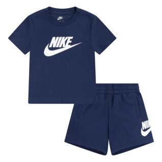 Conjunto de t-shirt e calções para criança Nike Club