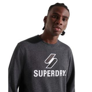 Camisola de manga comprida com o logotipo do código aplicado Superdry