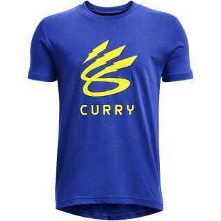 T-shirt do rapaz Under Armour Curry Lightning 