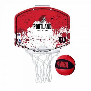 Mini cesto de basquetebol Portland Trail Blazers NBA Team