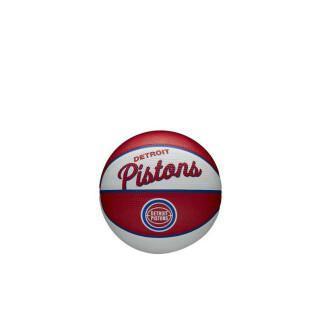 Mini bola nba retro Detroit Pistons