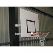 Cesto de basquetebol montado em parede rectangular Sporti France