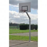 Cesto de basquetebol, offset 1,20m e altura 2,60m para ser embutido rectangular Sporti France