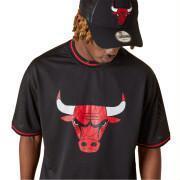 T-shirt de manga curta Chicago Bulls Mesh Logo