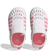 Sandálias de Verão de dedo do pé fechadas para raparigas adidas