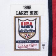 Camisola home autêntico Team USA Larry Bird 1992