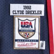 Camisola autêntico Team USA nba Clyde Drexler