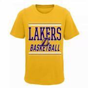 Conjunto de 1 t-shirt com capuz e 1 t-shirt de criança Los Angeles Lakers