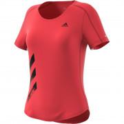 Camiseta feminina adidas Run It 3-Stripes Fast