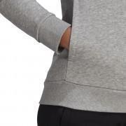 Camisola com capuz feminino adidas Essentials Logo Fleece