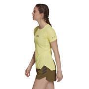 T-shirt de mulher adidas Terrex Parley Agravic Trail Running All-Around