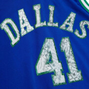 Camisola do 75º aniversário Dallas Mavericks Dirk Nowitzki 1998/99