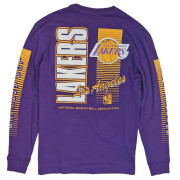 T-shirt de manga comprida dos Lakers