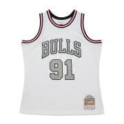 Jersey Chicago Bulls NBA Cracked Cement Swingman 1997 Dennis Rodman