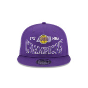 Boné snapback dos Lakers 9fifty champions patch