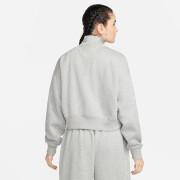 Sweatshirt de corte com 1/2 fecho para mulher Nike Phoenix Fleece