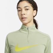 Camisola com fecho de correr 1/4 de mulher Nike Dri-FIT Swoosh HBR